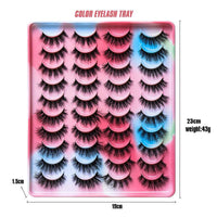 Multi-layer Three-dimensional Artificial Mink Hair Eyelashes Handmade