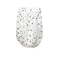 Irregularly Patterned Short Skirt With A Pleated Design