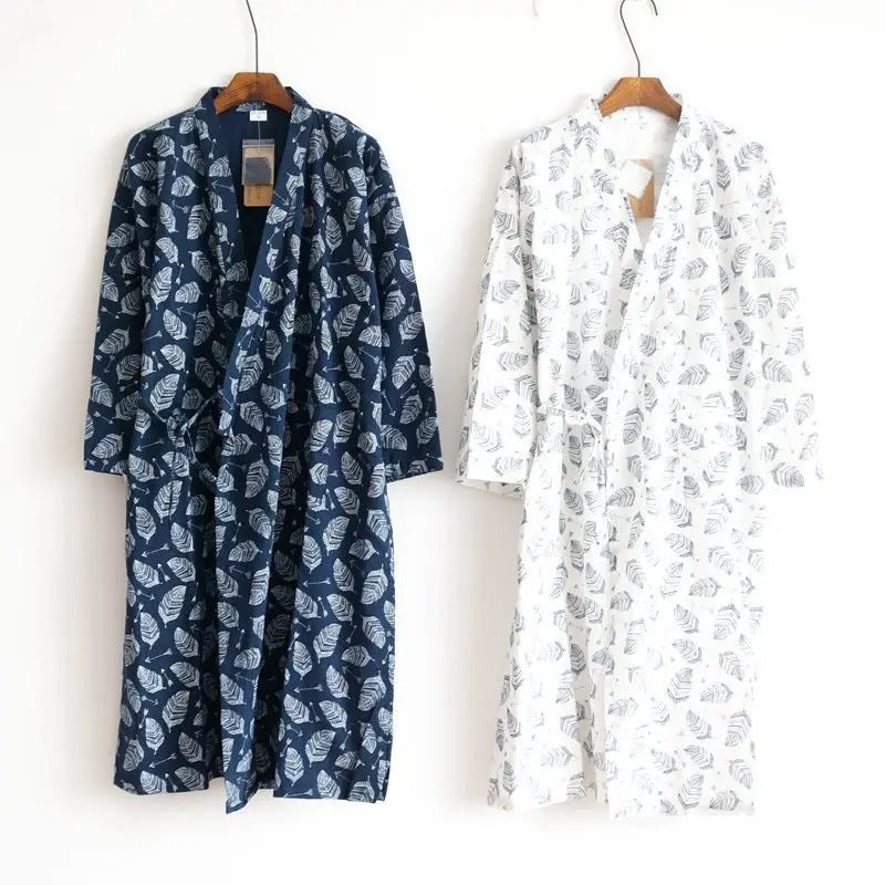 Men's Fashion Home Wear Cotton Nightgown