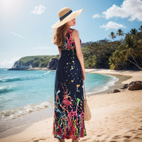 Plus-size Printed Dress For Women