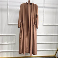 Lace-up Cardigan Summer European And American Dubai Elegant Dress