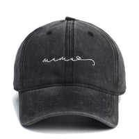 Pure Cotton Washed Old MAMA Baseball Cap