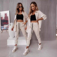 Women's Fashion Personality New Sexy PU Casual Pants