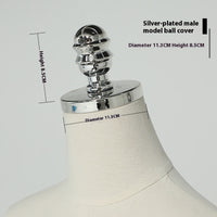 Model Head Cover Replacement Top Accessories Boys And Girls Electroplating Head Cover Gold Silver More Modeling