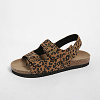 Soft-soled Flip-flops With A Belt Buckle Sandal