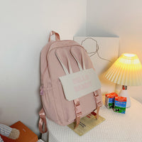 Cute Soft Girl  Backpack Elementary School