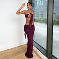 Womens Sexy Midriff-baring One-Shoulder Slip Dress