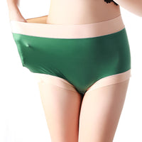 High Waist Satin Plus Size Underwear
