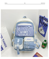 Female Junior High School Student Large Capacity Good-looking Backpack
