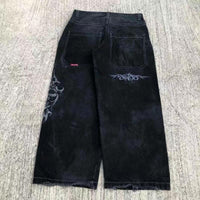 Men's Spring American Hiphop Hip-hop Fashionable Brand Straight Cropped Pants Loose Casual Shorts