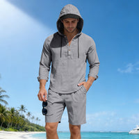 Lightweight Breathable Loose-fit Linen Mens Suit