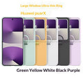 Foldable Phone Case With Large View Window Ultra-thin Ring  Anti-drop Protective Cover