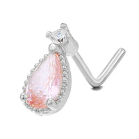 New Zircon Nose Stud Fashion Geometric Personality
