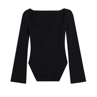 Women's Off-neck Pullover Long Sleeve Top Bottoming Sweater