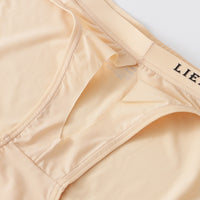 Men's Front Fastening Leak Breathable Low Waist Sexy Ice Silk Briefs