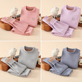 Children's Winter Fleece-lined Thickened Thermal Underwear Suit