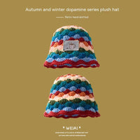 Dopamine Hat Women's Retro Knitted Warm