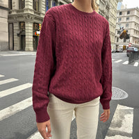 Solid Color Long Sleeve Bottoming Sweater Wool Women