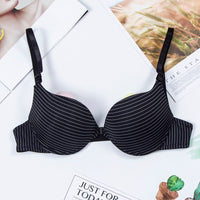 Summer Women's Underwear Striped Gather Bra