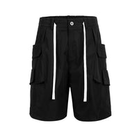 Men's Design Irregular Pocket Loose Straight Shorts
