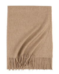 Water Ripple Pure Color Cashmere Warm Scarf