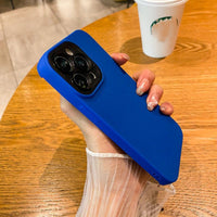 Simple Pure Color Mobile Phone Case Soft Glue