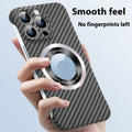 Carbon Fiber Ultra-thin Magnetic Phone Case