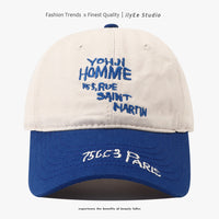 Big Head Circumference Peaked Cap Fashion Trendy Baseball Cap For Men