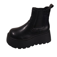 Women's Fashion British-style Chunky-sole Ankle Boots