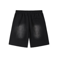 Embroidered Loose Drawstring Shorts