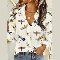Women's Summer 3D Printed Blouse