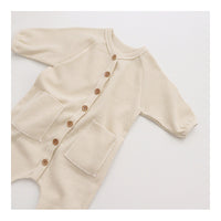 Spring New Clothes Boys And Girls' Waffle Cardigan Coat