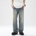 Men's Loose Ice Blue Trousers American Style