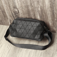 Fashion Men's And Women's Shoulder Bag Crossbody Geometric Diamond Pattern Bag