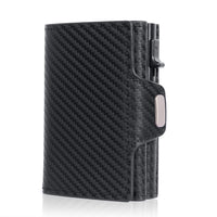 Men's Aluminum Alloy Three Fold Money Clip Real Pickup Bag