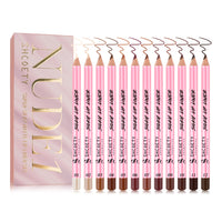 12 Color Matte Lipstick Lip Liner Suit