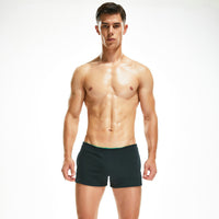 Casual Men's Shorts Cotton Solid Color Pocket Low Waist Sports Pants
