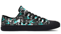 Fashion Printed Couple High Top Canvas Shoes