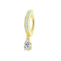 Personalized Zircon Butterfly Round Belly Button Ring