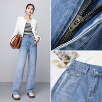 Women's Tall Narrow Wide-leg Jeans