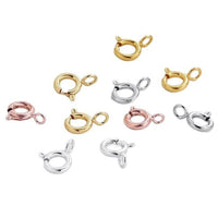 18K Gold Plated Strong Color Retention Spring Fastener