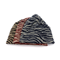 Men's And Women's Fashionable Zebra-print Hat
