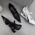Womens French-style Pointed-toe Stilettos