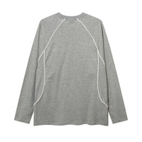 American Fashion Brand Embroidered Letter Long Sleeve