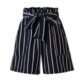 Fashion Striped Shorts Women's Casual Pants