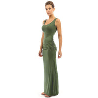 Women's Sexy Sleeveless Slim-fit Pleated Split Dress