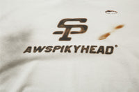 Letter Printing Spray Painting Dirty Sweater