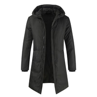 Winter Men's Large Yards In The Long Section Of The Hooded Down Jacket Warm Coat