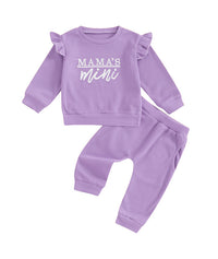 Men's And Women's Waffle Long-sleeve Suit
