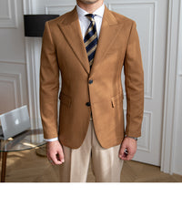 Business Slim-fitting Suit Men's British Jacket